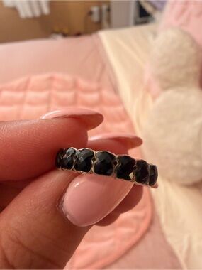 Tous Onyx Ring- size 6